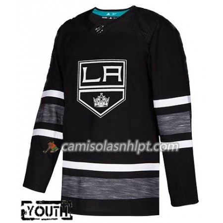 Camisola Los Angeles Kings Blank 2019 All-Star Adidas Preto Authentic - Criança